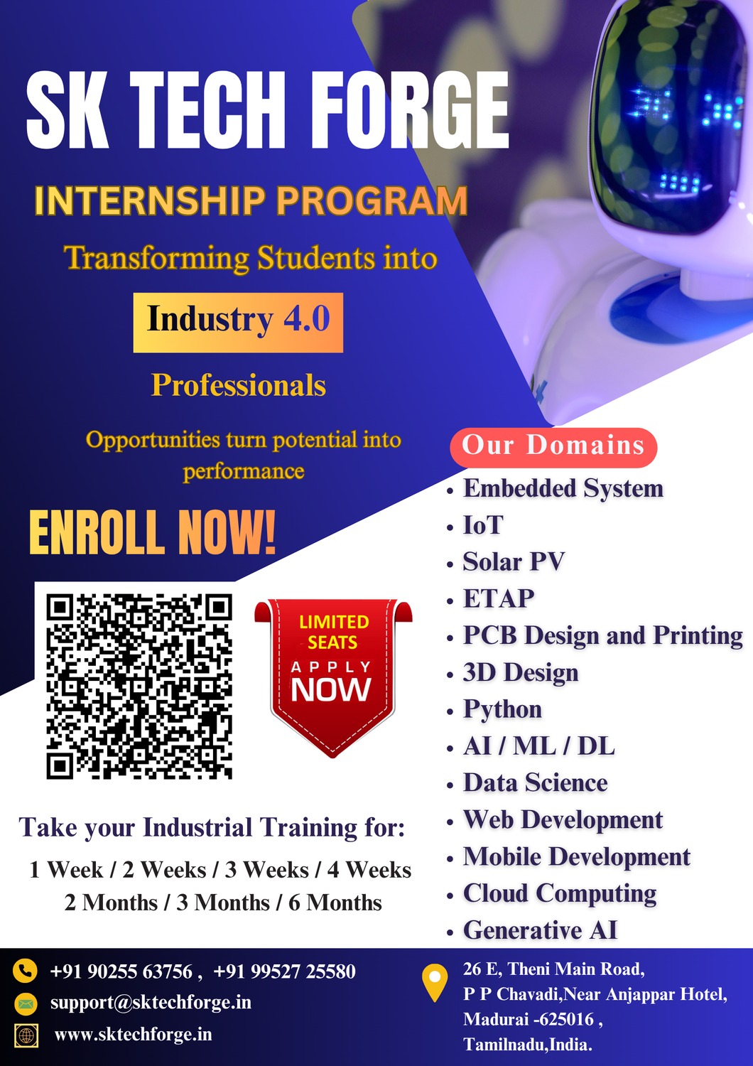 SK Tech Forge Internship Program Brochure